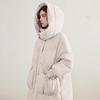 Chuyu Women's Long Hooded Winter Down Jacket