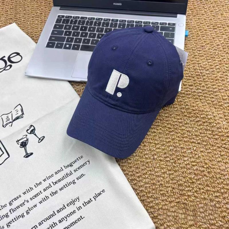 English Embroidery P Letter Baseball Cap Spring And Summer New Male And Female Couples Casual Cap Sun Hat