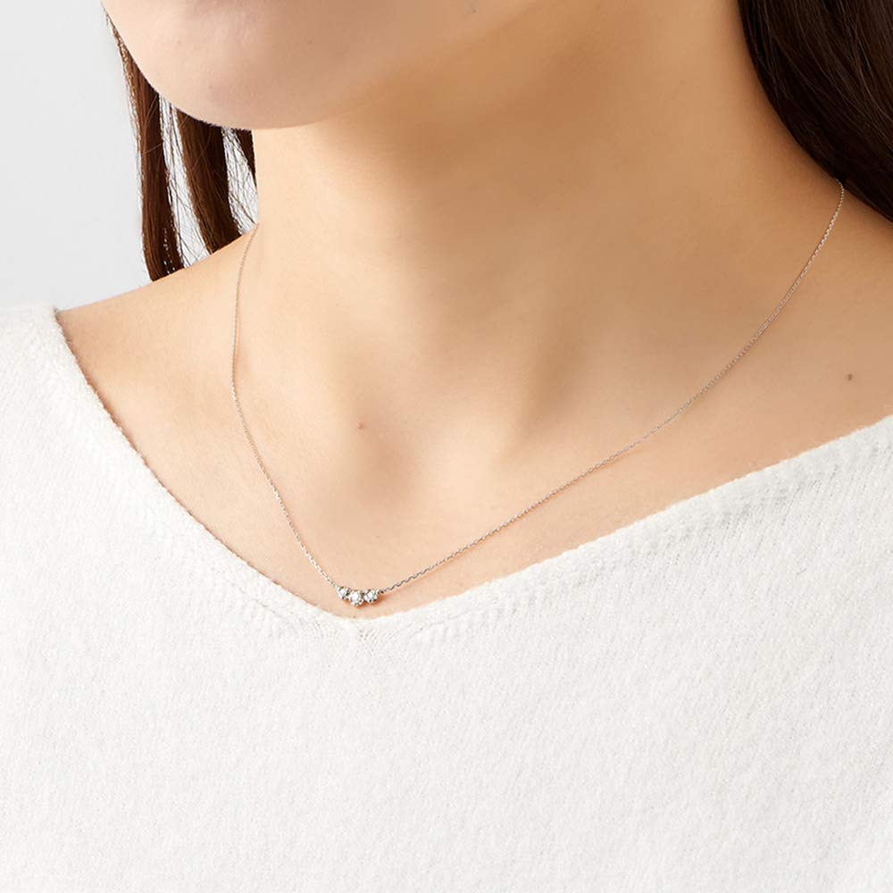 ESTELLE Platinum Diamond Necklace 0312-0195-0016-0000