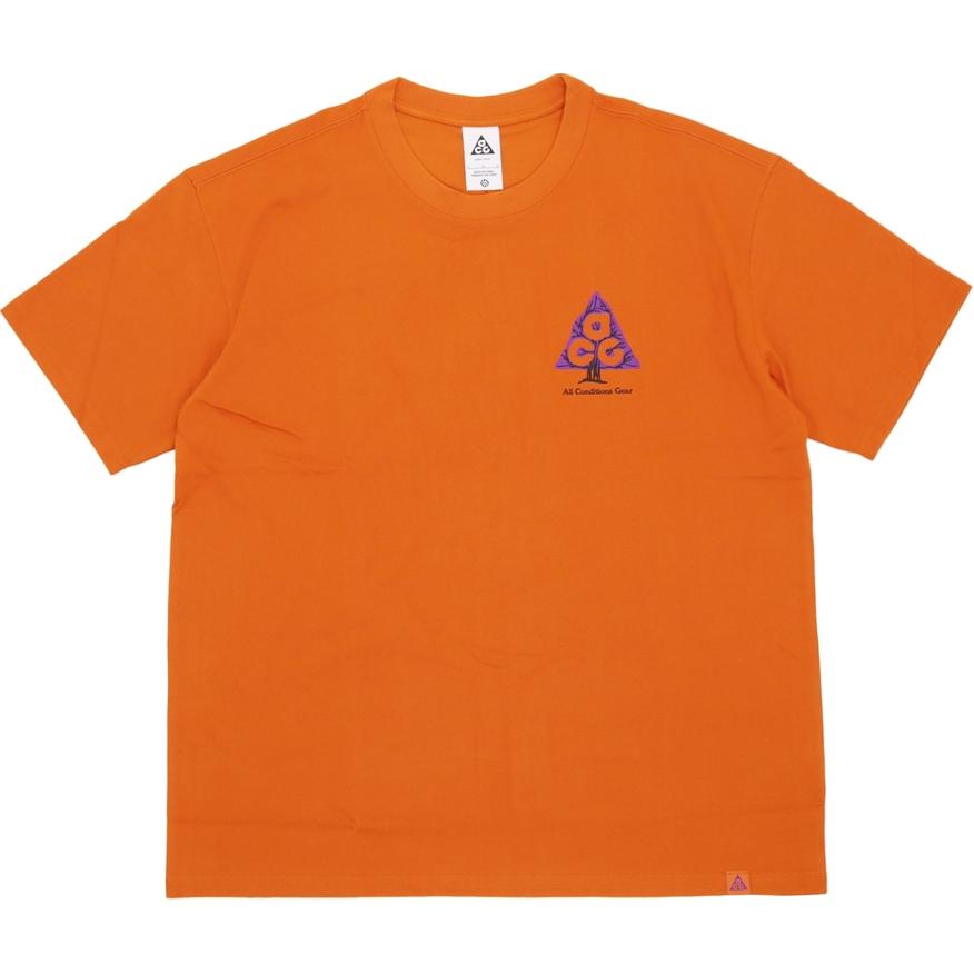 Nike ACG Printed Round Neck Casual Short Sleeve T-Shirt Men Tops Campfire-Orange FJ1132-893