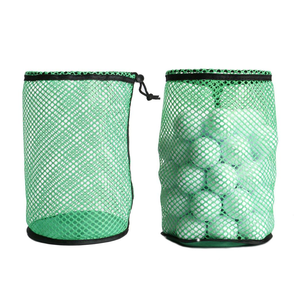 Mesh Nylon Golf Ball Bag - 3 Sizes & Colors Available