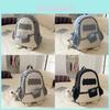 Cute Shark Backpack For Girls With Nylon And Cartoon Design For School Use