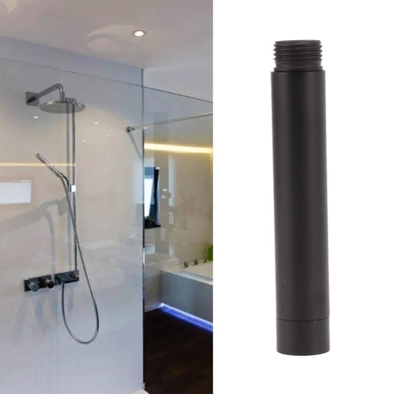 Shower Arm Stainless Steel Modern Elegant Shower Extension Pipe For Bathroom Black
