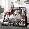 Taylor Print Flannel Blanket High Quality Warm Comfortable Cover for All Seasons Perfect for Gifts Home Decor