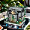 Non-Toxic Flower House Building Block Set City Street House Flower Shop Building Block Transparent Bricks Toy Gift For Children Or Children
