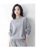 Women's Navy Blue Sweatshirt Set 2 Piece Outfit Loose Casual Pullover  Jogger Pants Tracksuit