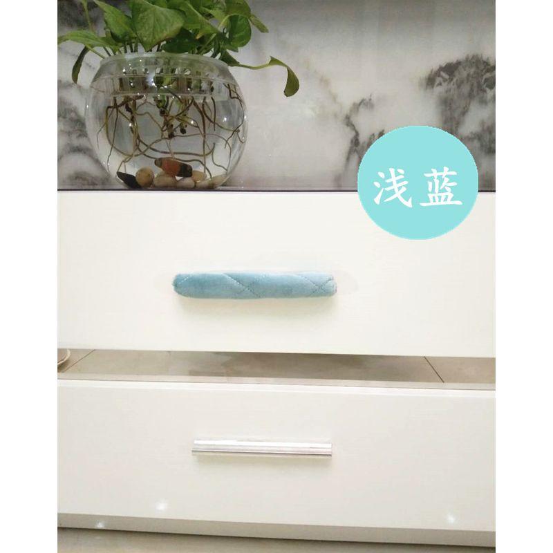 

Защитный чехол, накладка для защиты от столкновений, защитная крышка, ручка дверцы шкафа, безопасность, защита от столкновений, тканевая накладка, накладка на ручку ящика шкафа, защита от столкновений Light blue 12cm long single