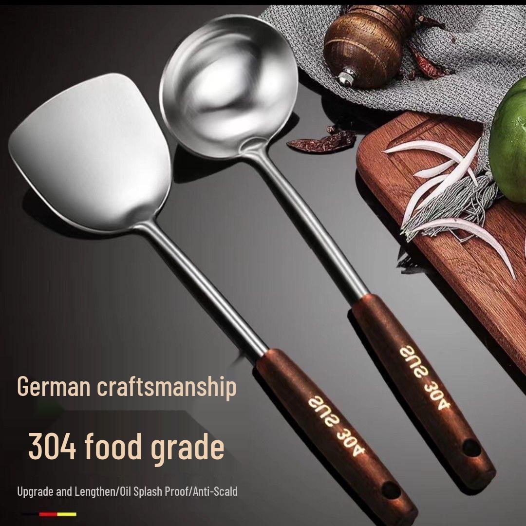 

Набор лопаток и половников из нержавеющей стали 1,88 дюйма для сковород с антипригарным покрытием