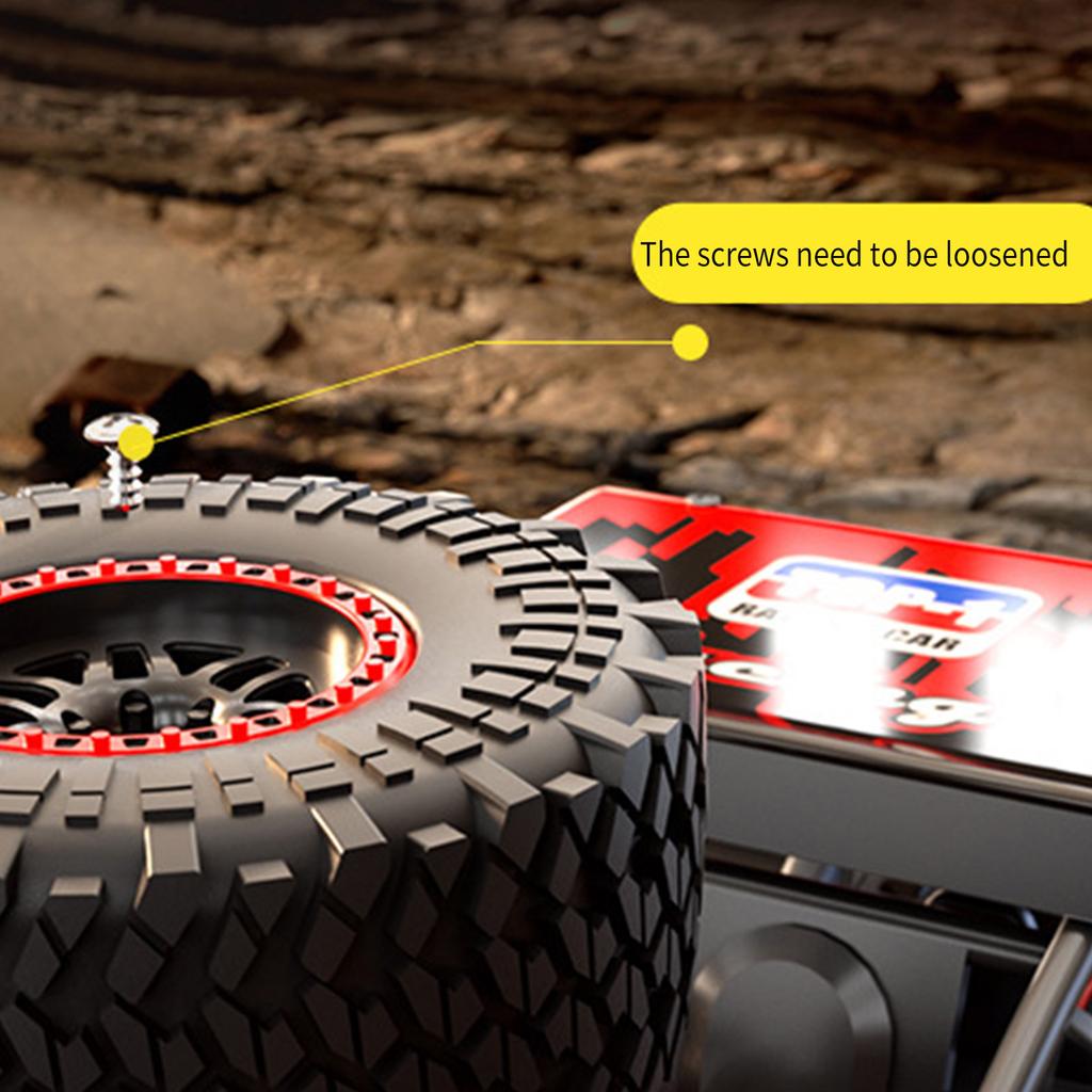 Remote Control Truck Vehicle Toy with LED Headlamp High Speed Model Offroad Car Toy with Four Wheel Drive for Adult Kids