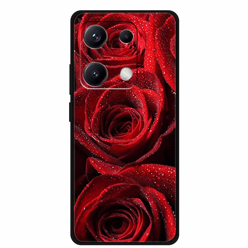 For Redmi Note 14S Case Luxury TPU Soft Silicone Back Cover Phone Cases for Xiaomi Redmi Note14S Protector Lovely Bumper Coque