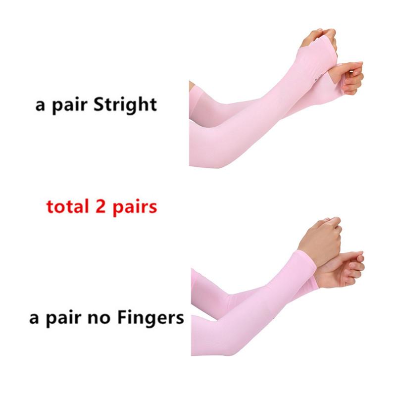 Stay Cool and Protected from the Sun with 2 Pairs of UV Protection Cooling Arm Sleeves for Women and Men