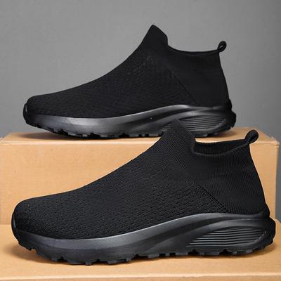 Summer Men's Sneakers Comfortable Breathable Lightweight Soft Wide Toe Non-slip Flat Socks Shoes Outdoor Casual Sports Shoes 47