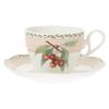 Noritake Orchard Garden Cup & Saucer (for both coffee and tea), 250cc, Microwave-Safe, Bone China, T97887/4911-2