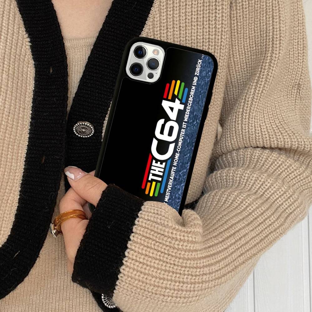 C-Commodore 64 PC+TPU Shockproof Protective Phone Case For IPhone17 14 15 16 Pro Max 13 12 11 17 Air