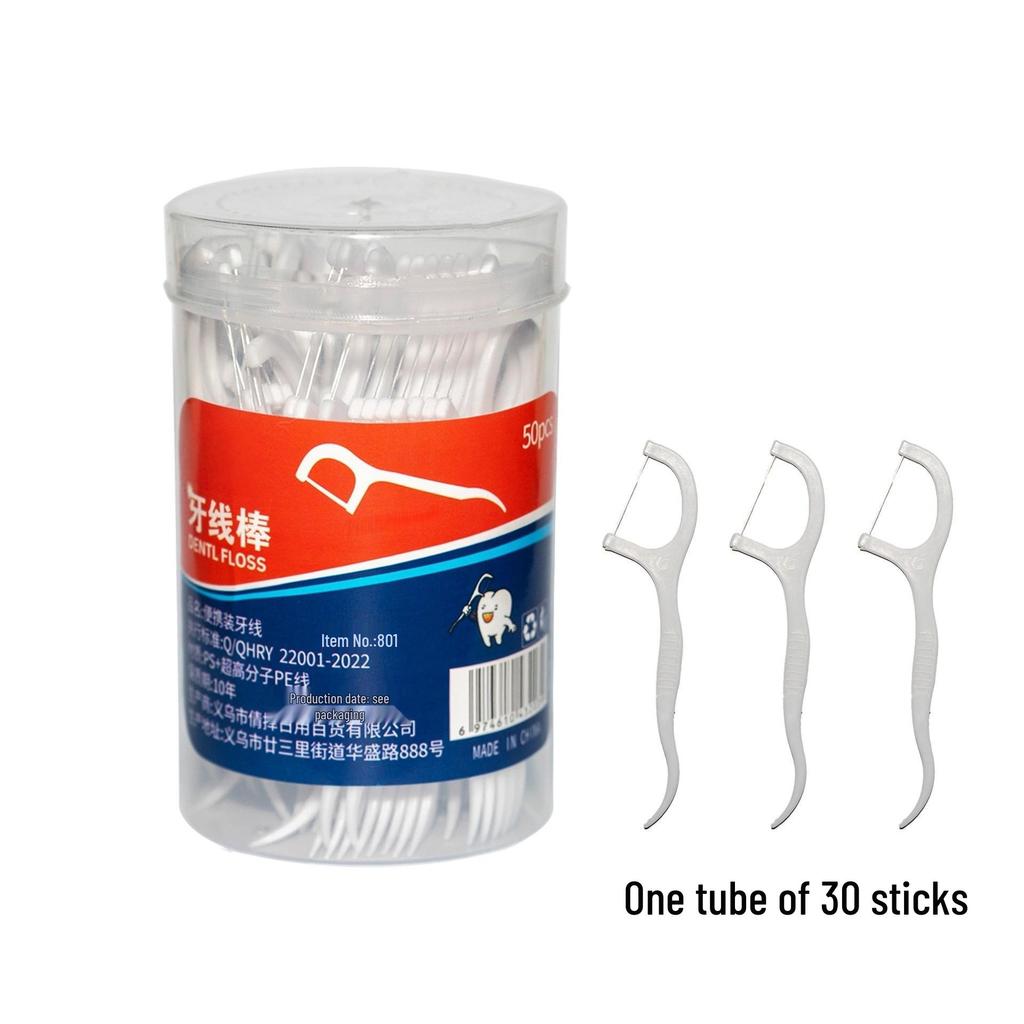 Double-Line Mint Dental Floss Family Pack: Portable, Multi-Functional Oral Cleaning Floss