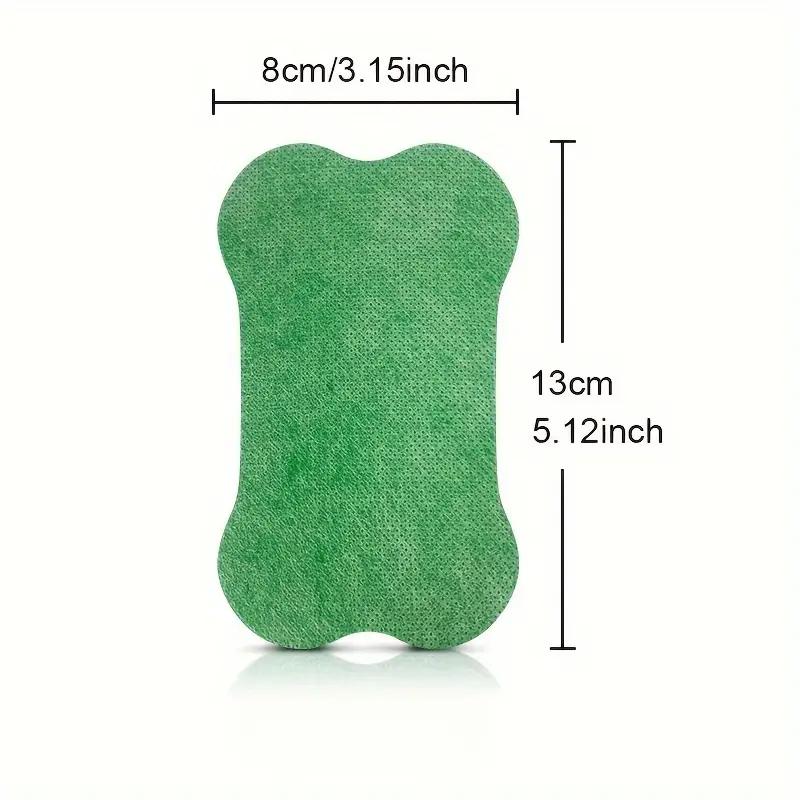 

Green Bone Back Patch, Heat Releasing Lumbar Support, Suitable for Offices and Athletes, Mugwort and Ginger Formula 1 PCS