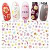 Self Adhesive Flower Unicorn Pattern Nail Art Decorations Stickers And Decals Acrylic Manicure Nails Supplies Tool HQ