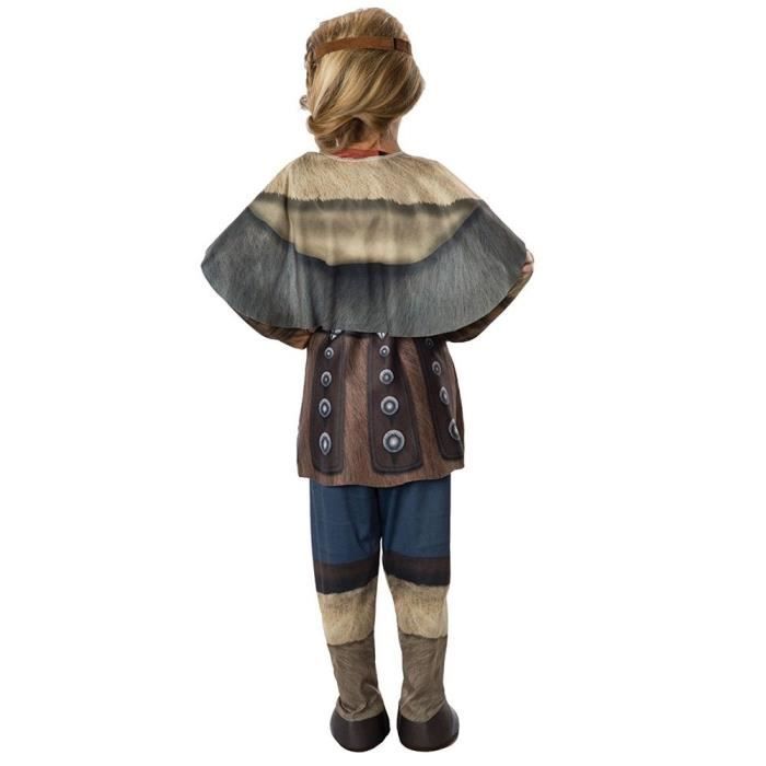 Costume enfant - DISNEY - Dresseur Astrid - 3 à 7 ans - 100% polyester - Impression d'armure