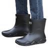 British short and medium rain shoes Chelsea wading boots men's new non-slip rubber boots men's outer wear shoes fishing shoes
