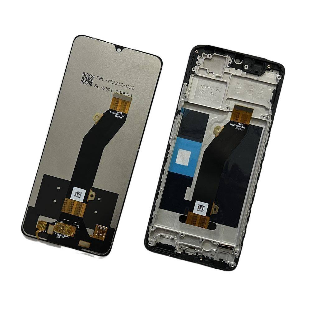 Schermo LCD e Digitizer Assemblaggio Completo Per ZTE Blade V70 Max Con Telaio