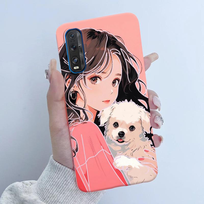 For Oppo Find X2 X 2 Pro Phone Case Butterfly Flower Girl Design Soft Silicone TPU Back Housing for Oppo Find X2 Pro X2Pro Cover