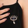 Exquisite Luxurious Temperament Devil'S Eye  Brooches For Women Clothing Coat Jewelry Accessries Gifts