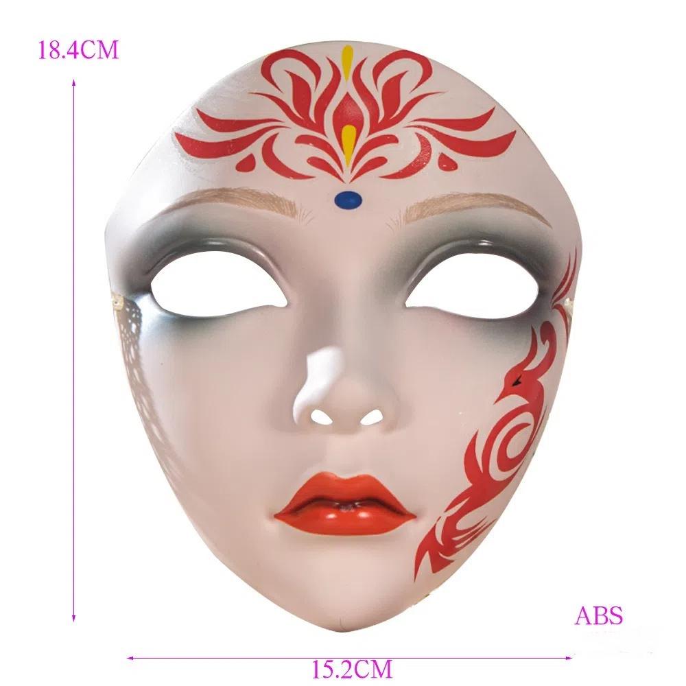 Decor Full Face Beautiful Woman Mask Party Props Hanfu Costume Cosplay Party Mask Role Play Chinese Ancient Style Anime Mask