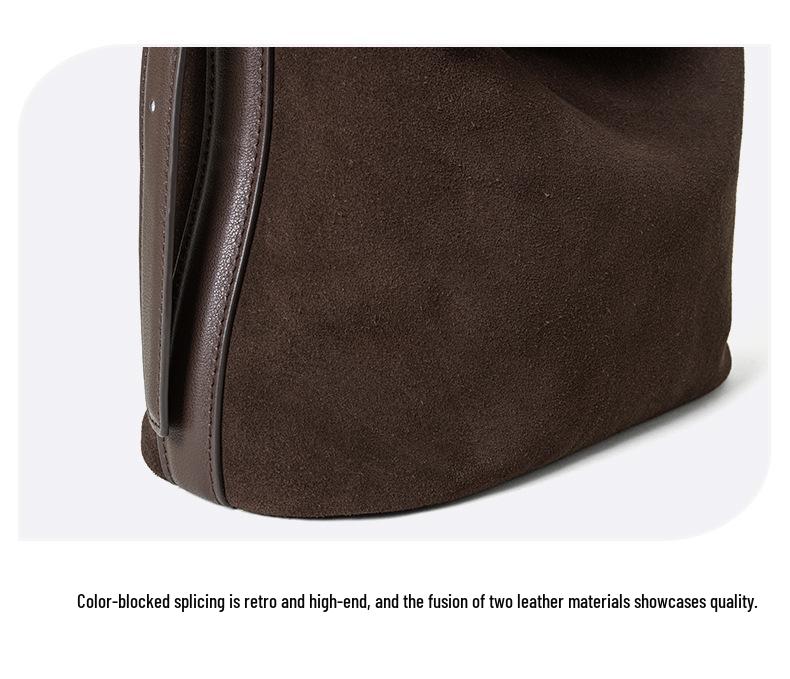 2025 High-End Retro Matte Leather Women's Shoulder Bag - Elegant Luxury Crossbody