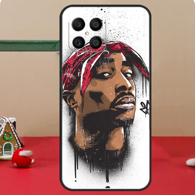 2Pac TuPac Shakur Case For Honor Magic 6 7 8 Pro Honor 400 200 70 90 Lite X8c X8b X9a X9b X9c X9d Win RT Cover