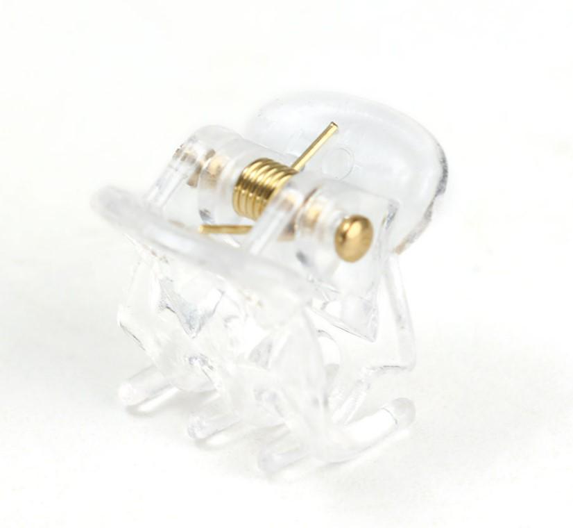 Princess Small Claw Hair Clips for Women - Side Bangs & Forehead Styling