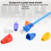 20Pcs Od6.5 Cable Connector Plug Cover Cat5E Cat6 Rj45 Ethernet Network Cable 10 Colors Strain Relief Boots Rj45 Connector Caps
