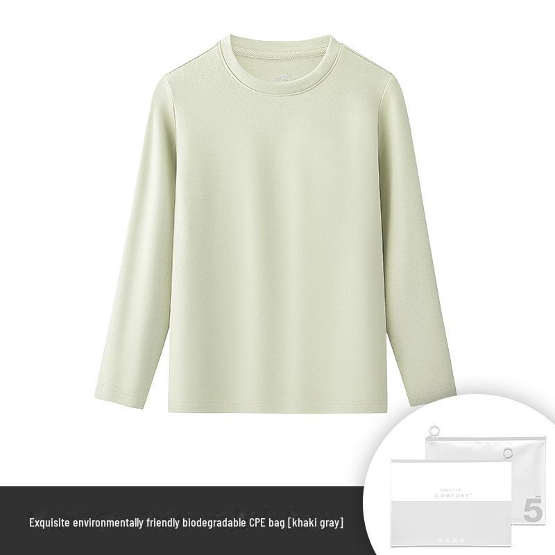 Tencel Termiskt Fleece Underkläder: Mjuk, Varm Underställströja för Pojkar och Flickor, Perfekt för Höst och Vinter.