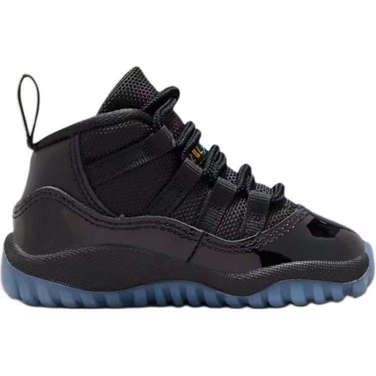 Tênis Bebê Air Jordan 11 Retro TD Gamma Blue 2025 Preto Varsity-Maize 378040-047
