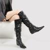 Mode Herbst Winter Vintage Wildlederimitat Damen Kniehohe Stiefel Mode Plissierte Keilabsätze Absatzhöhe Erhöhend Chelsea Lange Stiefel Schuhe