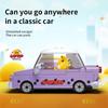 Non-Toxic Garfield Car Building Blocks City Magic Cartoon Cat Anime Figures Collection Dispaly Model Diy Bricks Toys For Kid Birthday Gift