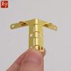 Retro Wooden Box Seven-Character 90° Iron Hinge - Small Leaf Hinge for Airplane-Style Hardware