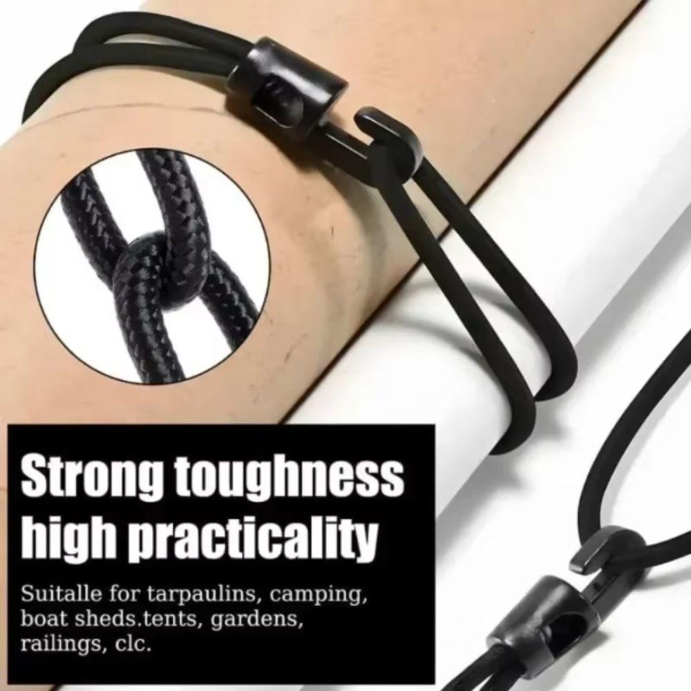 High Elasticity Bungee Cords With Hooks Rubber Tensioner Multipurpose Elastic Ropes Bikes