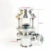 2" (51mm)OD64 Sight Glass Rectification Module Set With Condenser And Thermowell Nipple  For Distillation,SS304