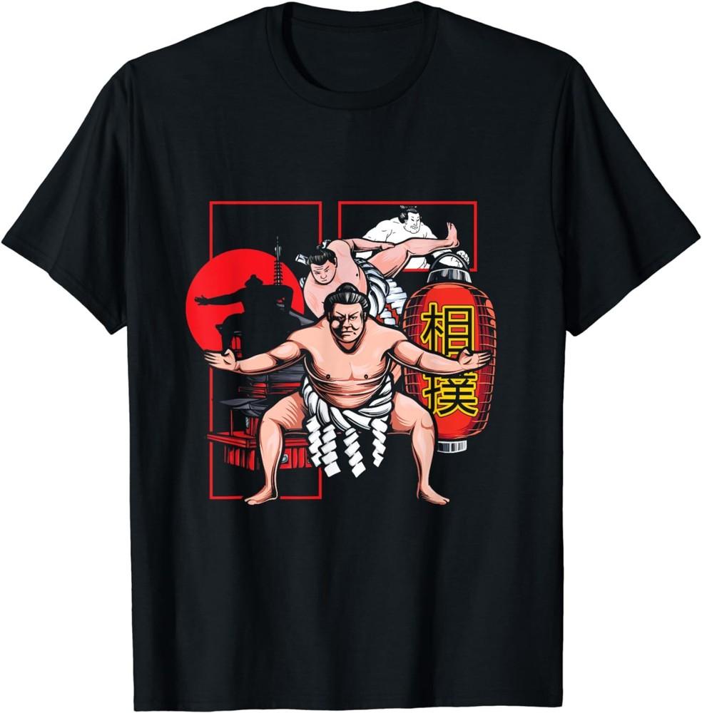 NEW Japanese Sumotori Japan Wrestlers Wrestling Sumo Tee Shirt S-4XL Unisex T-Shirt Graphic Tee S