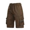 Men's Tactical Shorts Summer Casual Jogging Cargo Shorts Loose Multi-pockets Elastic Waist Work Hiking Overalls Short Pants