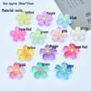 Luminous Sakura Daisy Resin Charms: Earrings, Pendants, Keychains for DIY Jewelry