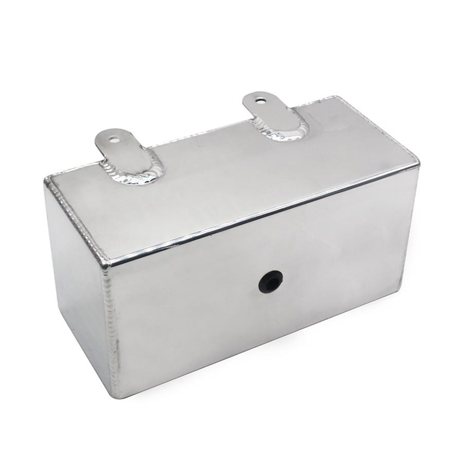 Nádržka ostřikovače čelního skla Hliníková slitina Leštěná Nádržka pro rozprašování intercooleru 2 litry