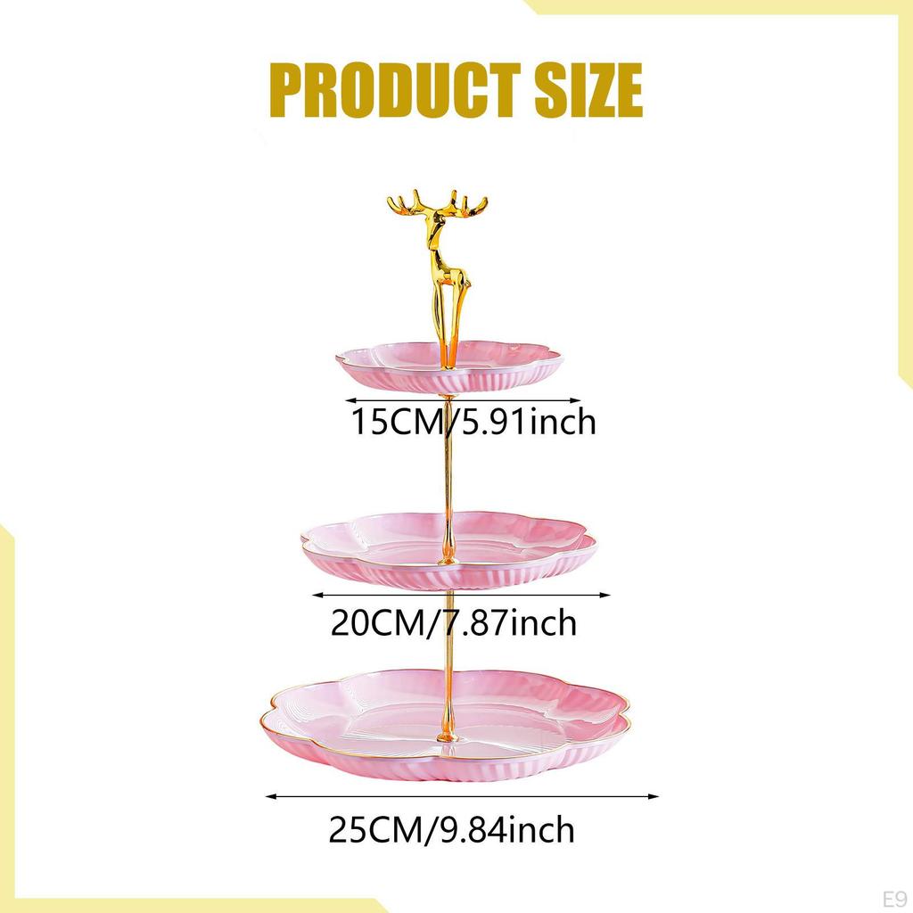 Cake Display Stand, Food Serving Tray, Fruit And Snack Rack For,
