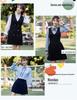 Women's College Style Long-Sleeve Shirt Dress - 2022 Spring Collection