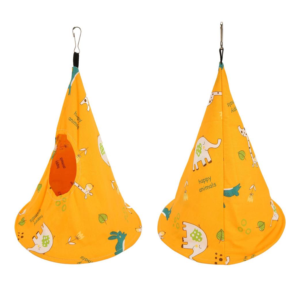 Wiszący hamak gniazdo dla ptaków Ciepłe wygodne legowisko kryjówka dla papugi papużki falistej nimfy konury kakadu