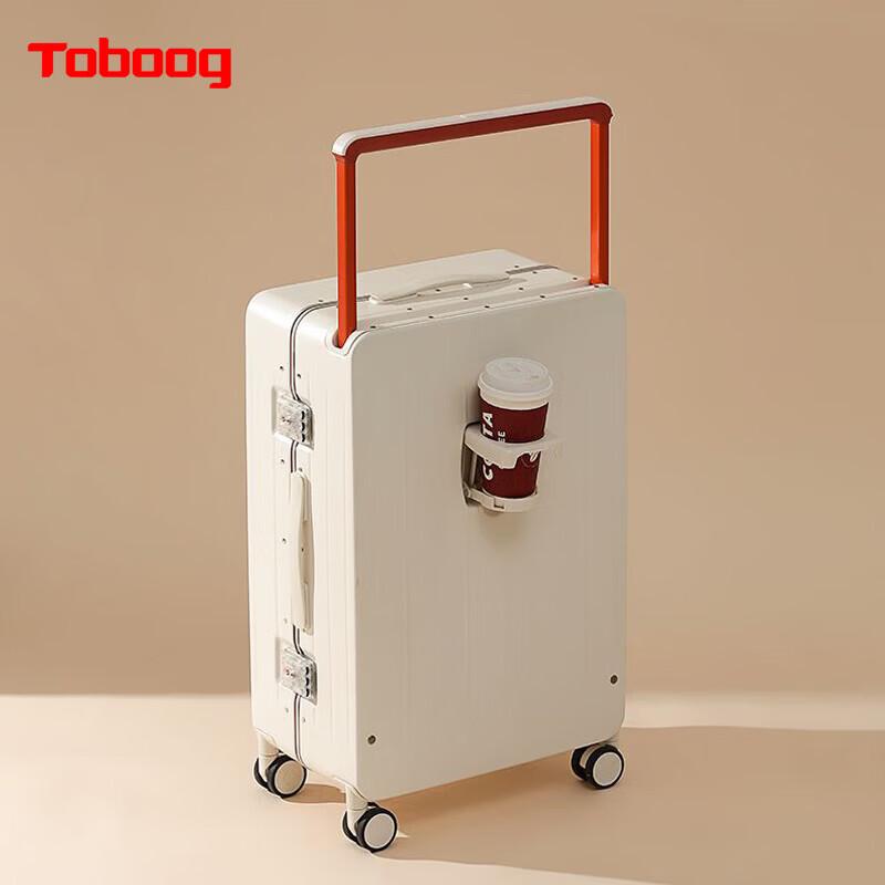 

TOBOOG 3008 Series ABS&PC Aluminum Frame Universal Wheel Travel Suitcase 20 Inch