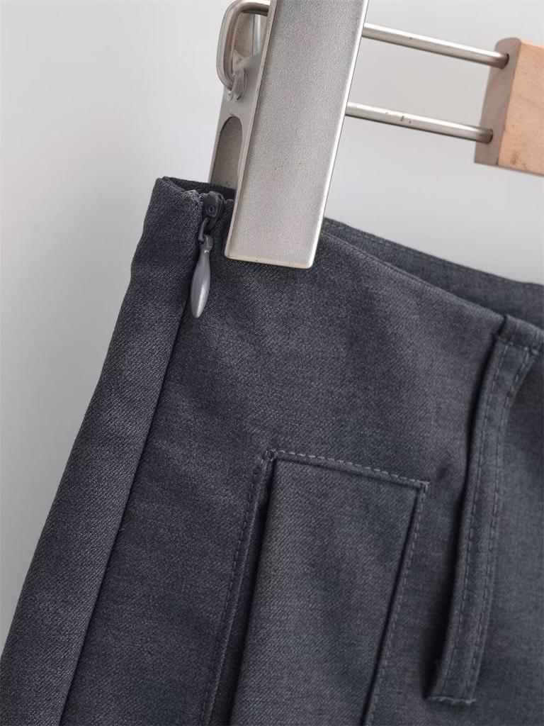 Herbst Modische Damen Low-Waist Gerade Bein Lässige Anzugshose