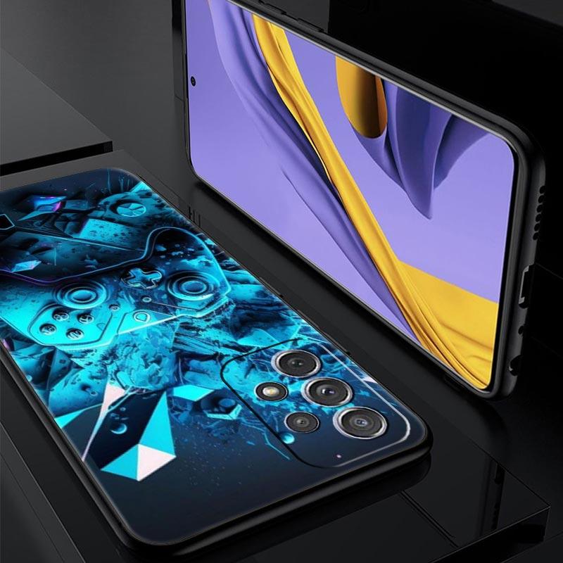 Game Controller Graphic Phone Case For Samsung Galaxy A17 A07 A55 A35 A25 A15 A05 A33 A31 A23 A21s A13 A41 A73 A53 A51 A71 Cover
