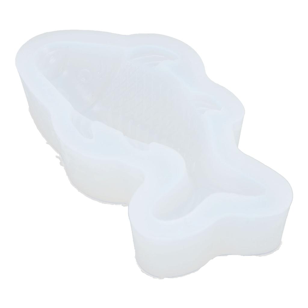 Fish Silicone Mold White DIY Fondant Cake Chocolate Ice Cream Soap Making Accessories