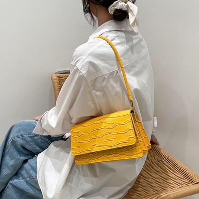 Vintage Krokodil Muster Umhängetasche Frauen PU Leder Tasche Achsel Tasche Designer Handtasche Mode Dame Beutel